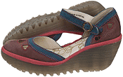 FLY London Ying Cupido PlumRed/Blue/Raspberry