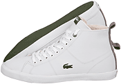 Lacoste Marcel High LA SPJ White/Green Synthetic