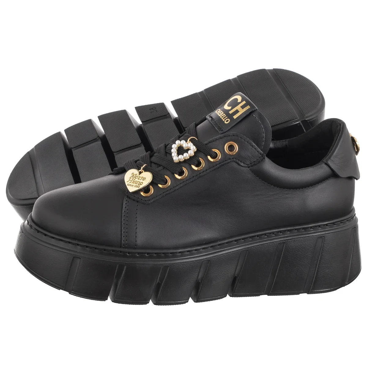 KHS　club800 Sneakersy Carinii B4516-360-000-PSK-B88 Czarny