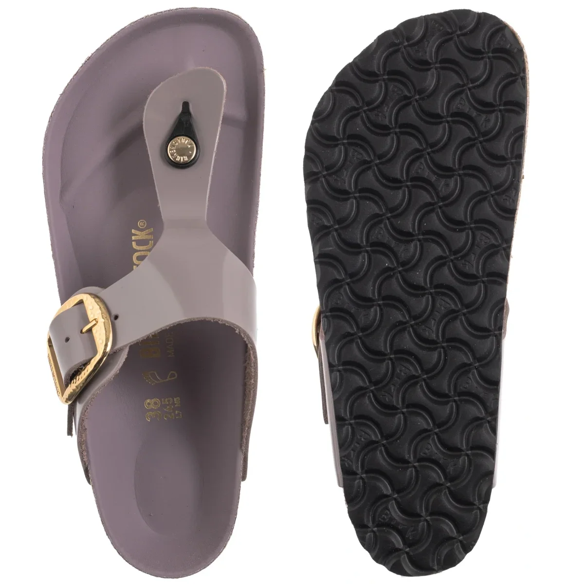 Japonki Birkenstock Gizeh Big Buckle High-Shine Faded Purple