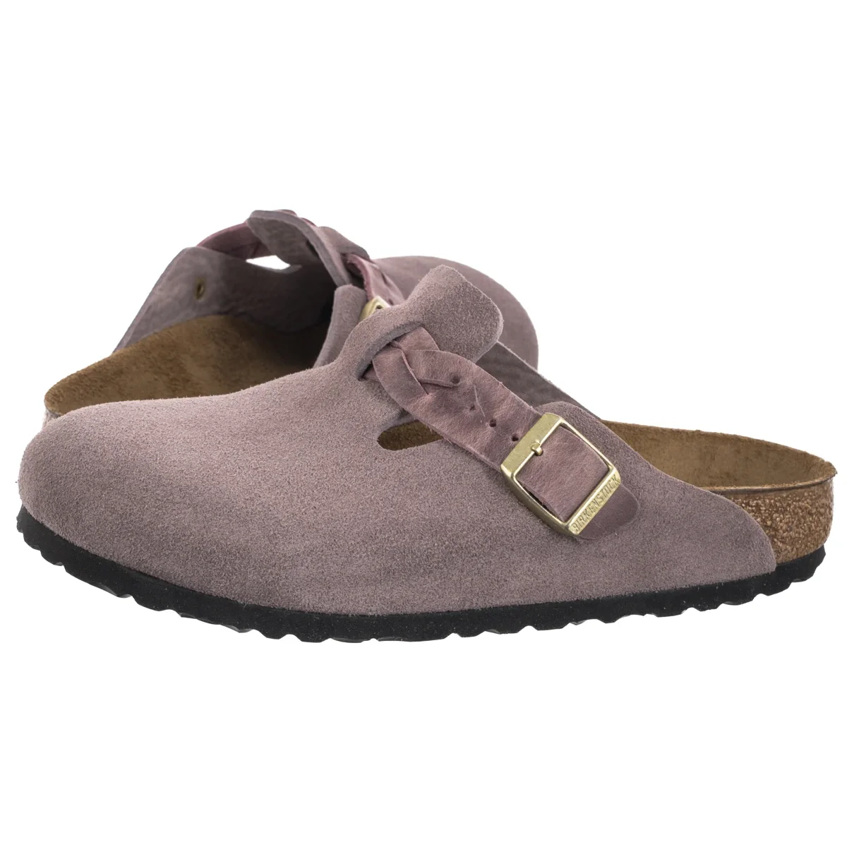 Klapki Birkenstock Boston Braided Faded Purple 1029122 w ButSklep.pl