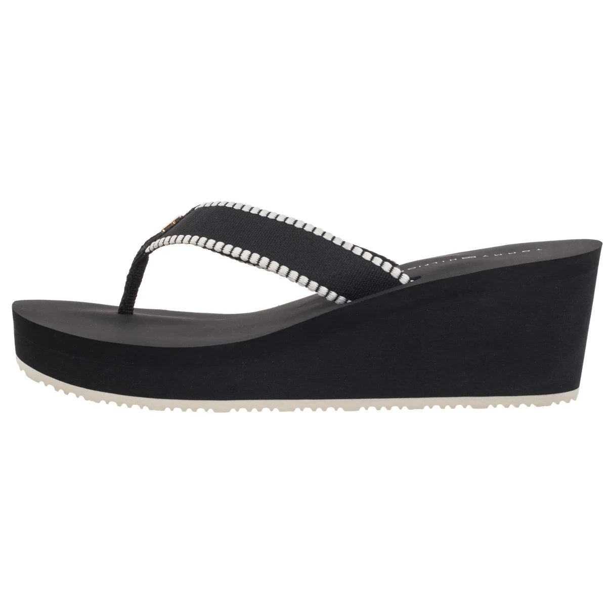 Japonki Tommy Hilfiger Wedge Beach Sandal Black FW0FW08738