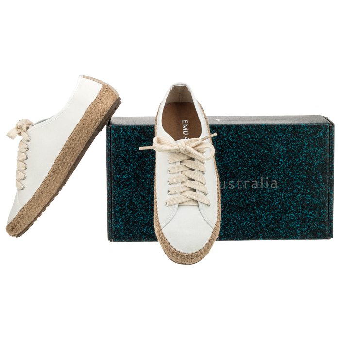 Emu Australia Agonis Espadrille Trainers Coconut White W11411 COCT main image 1