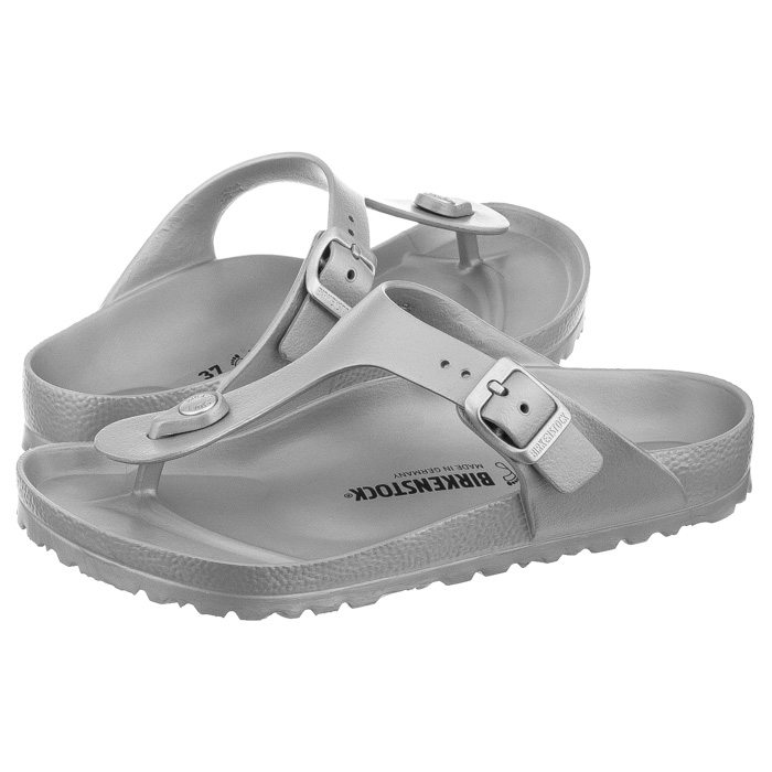 Japonki Birkenstock Gizeh EVA Metallic Silver 1003496 w
