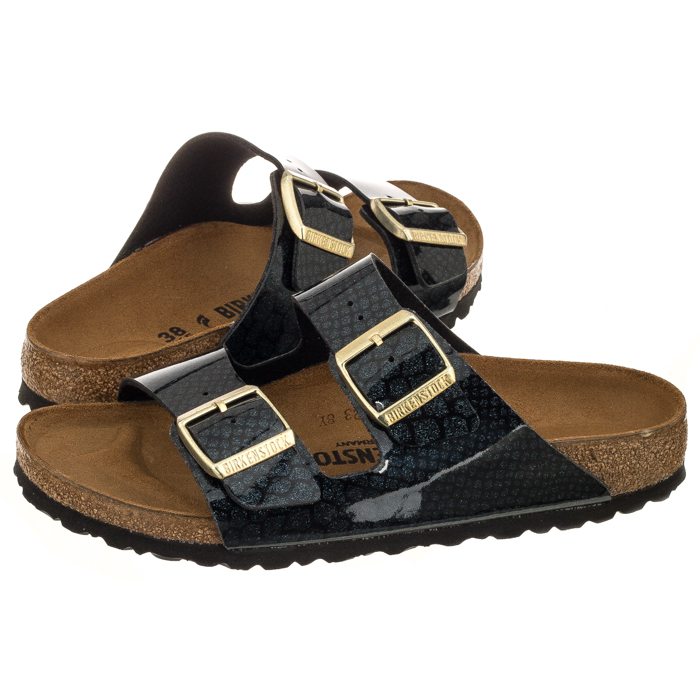 靴 BIRKENSTOCK Arizona BS MagicSnake Black Klapki Birkenstock Arizona BS Magic Snake Black 1009125 w ButSklep.pl