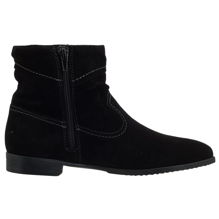TAMARIS 25005-27 003 black leather, botki/sztyblety damskie | Sklep e