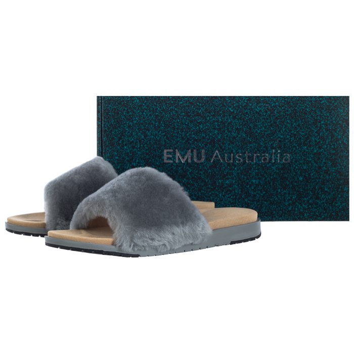 Emu Robe Klapki EMU Australia Robe Dove Grey W11801 w ButSklep.pl