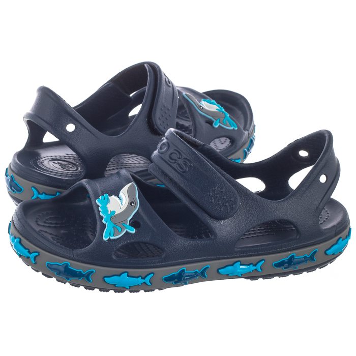 Sandały Crocs Fun Lab Shark Band Sandal Boys Navy 206365-410 w