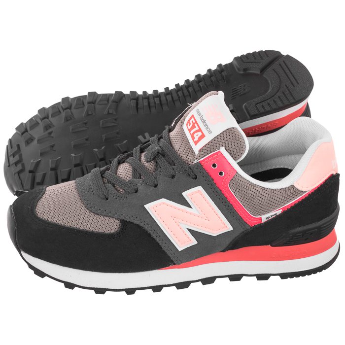 Sneakersy New Balance WL574ST2 Czarne w ButSklep.pl
