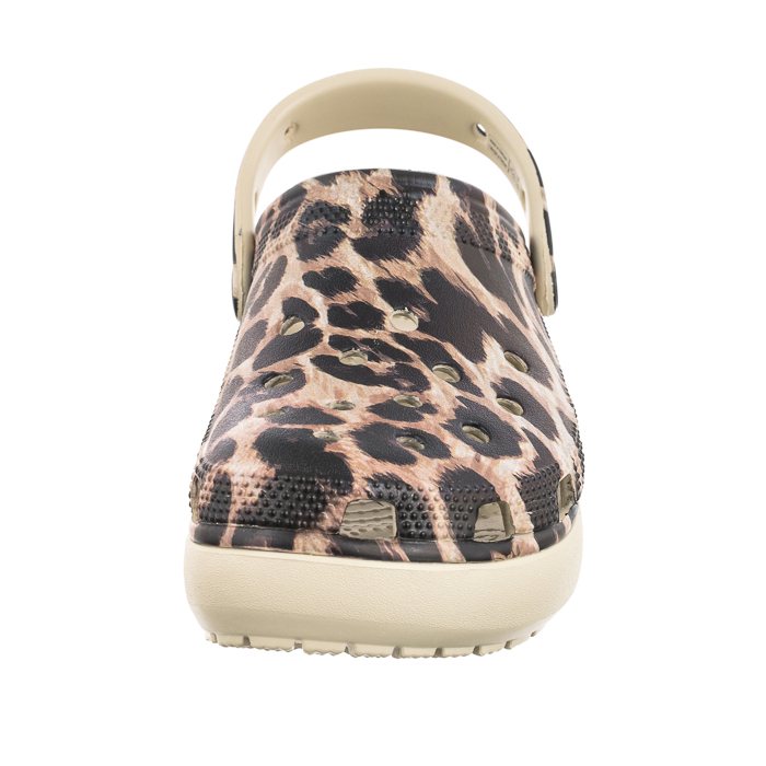 Klapki Crocs Classic Platform Animal Remix Clog W Bone/Leopard 2078442Y4 w ButSklep.pl