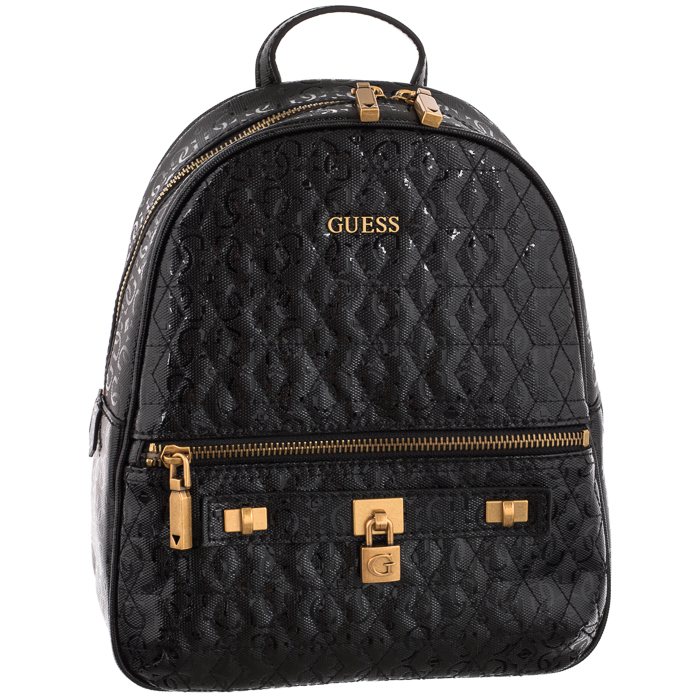 GUESS Sondrio Trek Backpack: Zaino Elegante E Funzionale Per Uomo E Donna, Capiente E Moderno In Nero