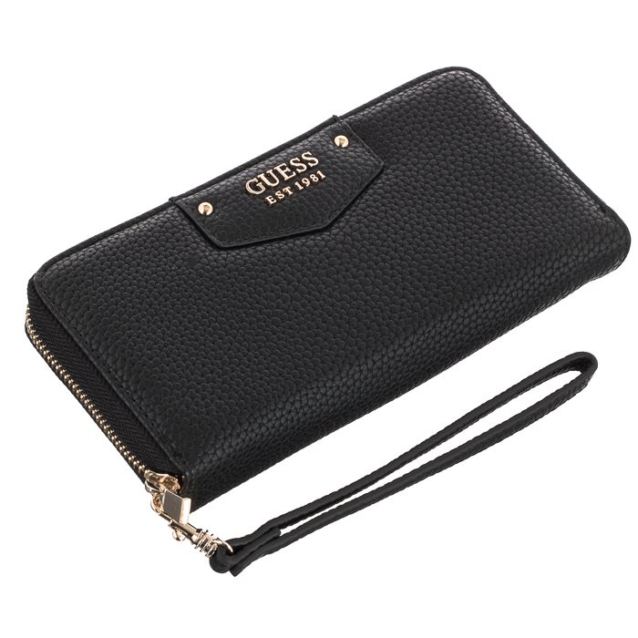 Guess Brenton SLG Large Zip Around Wallet L Latte Logo In Braun | DE