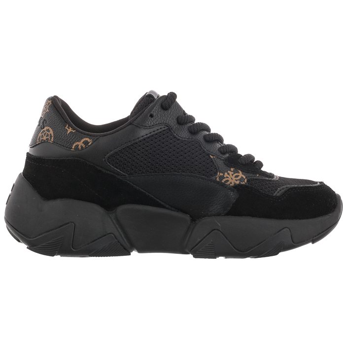 Scarpe Donna Guess Goldon, Sneaker Casuali Con Lacci, Fodera In Poliuretano - 3