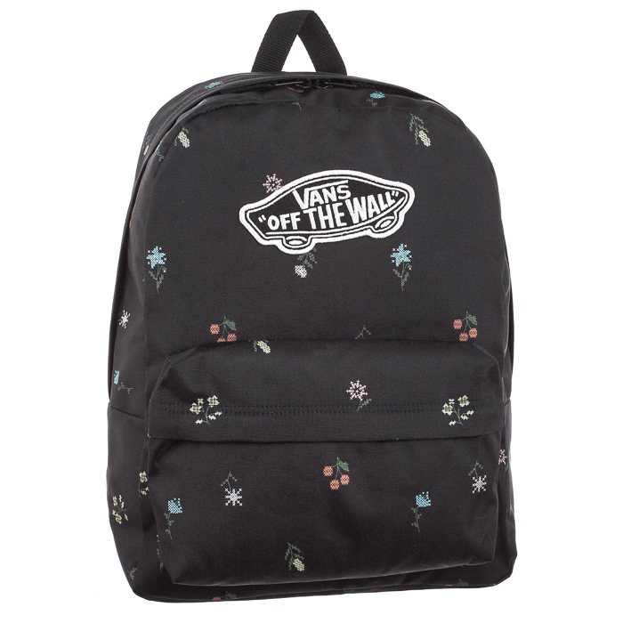 Vans Backpacks Roses Plecak Vans W/M Realme Backpack Black/Rose Smok VN0A3UI6BR81 w ButSklep.pl