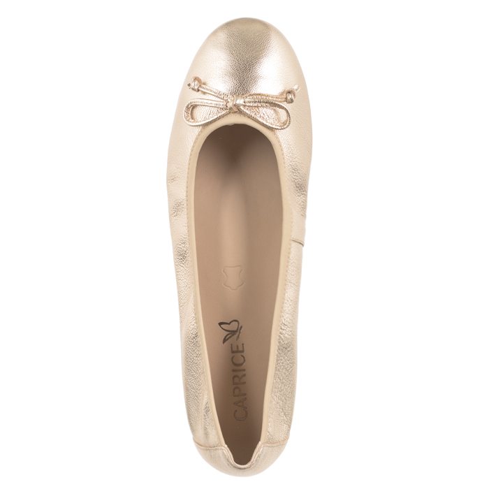CAPRICE 9-22102-42 Ballerina's voor dames, White Nappa, 41 EU