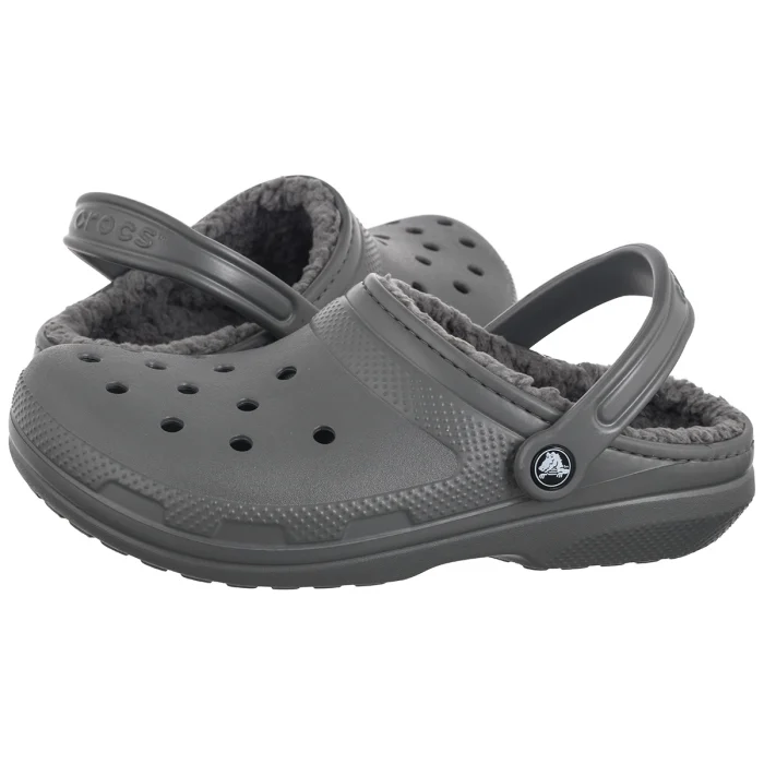 Klapki Crocs Classic Lined Clog Slate Grey/Smoke 203591-0EX – zdjęcie 1