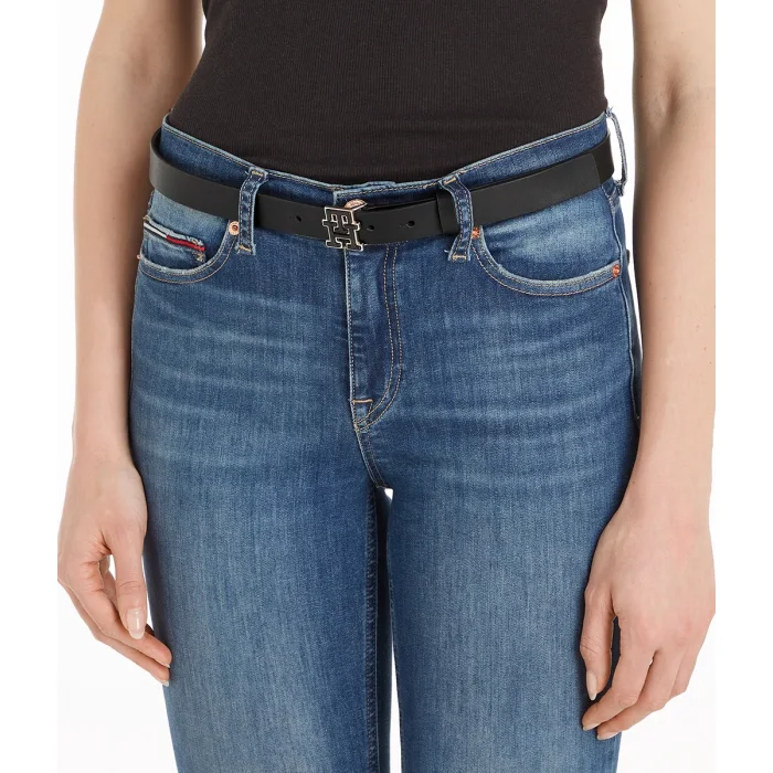 Pasek Tommy Hilfiger TH Logo 2.5 AW0AW16611 BDS – zdjęcie 2