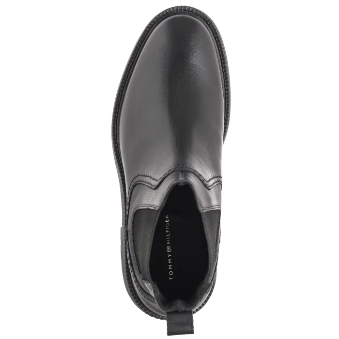 Sztyblety Tommy Hilfiger Hilfiger Comfort Lwt Lth Chelsea Black FM0FM05184 BDS – zdjęcie 6
