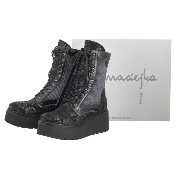 Workery Maciejka Czarne 06720-01/00-8  – zdjęcie 7