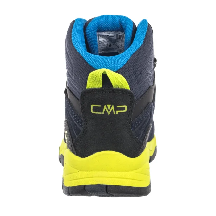 Buty Trekkingowe CMP Kids Milnick Mid Trekking Shoes Wp 3Q18584 01NR B.Blue Lime – zdjęcie 5