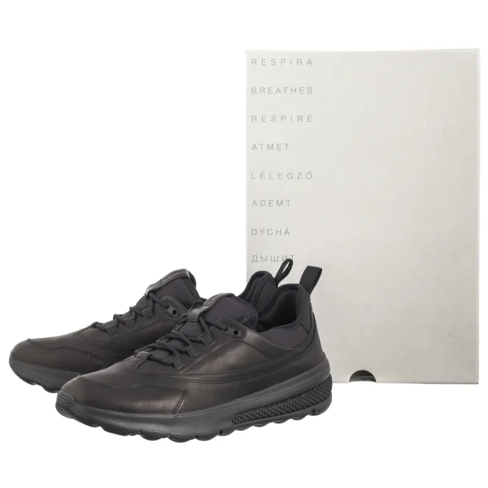 Sneakersy Geox U Spherica Actif A - Smo.Lea+L Black U46BAA 04315 C9999 – zdjęcie 8