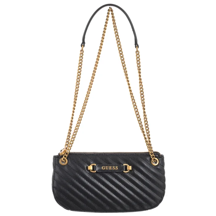 Torebka Guess Sela Mini Convertible Xbody Top Zip HWQB94 95720 Black – zdjęcie 5