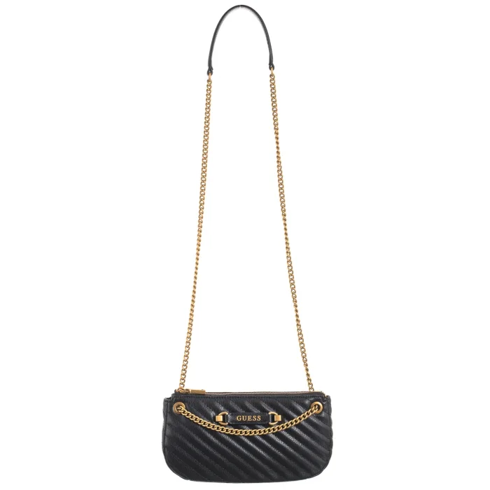 Torebka Guess Sela Mini Convertible Xbody Top Zip HWQB94 95720 Black – zdjęcie 6