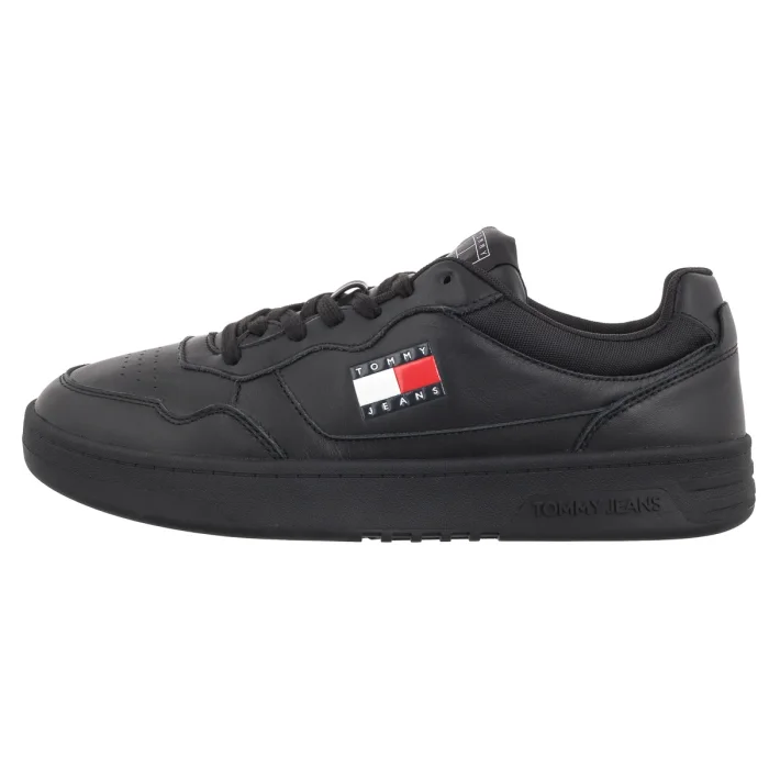 Sneakersy Tommy Hilfiger Tjm Cupsole Leather Ess Black EM0EM01443 BDS – zdjęcie 2