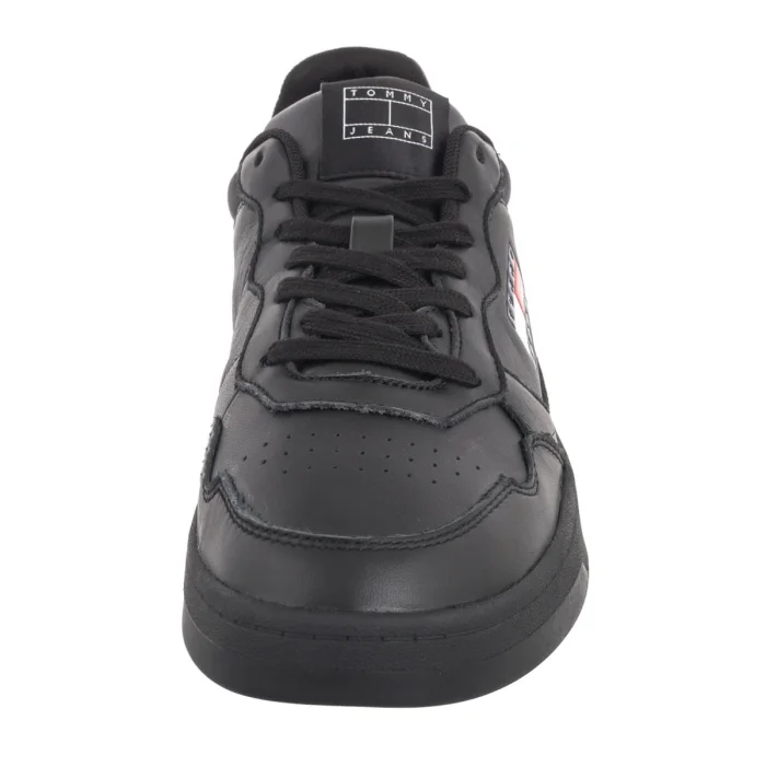 Sneakersy Tommy Hilfiger Tjm Cupsole Leather Ess Black EM0EM01443 BDS – zdjęcie 4