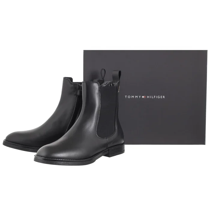 Sztyblety Tommy Hilfiger Chelsea Boot Black T4A5-33590-0092999 – zdjęcie 7