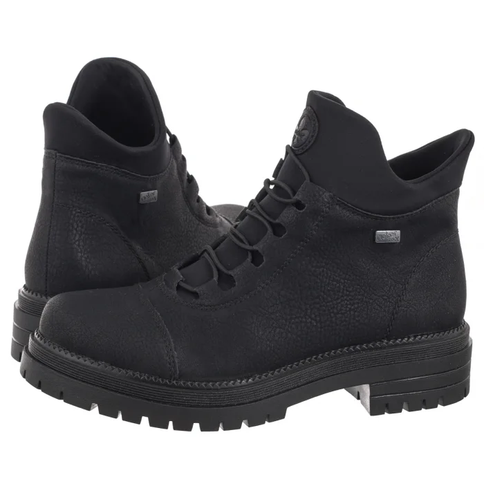 Botki Rieker Czarne Y3163-00 Black – zdjęcie 1
