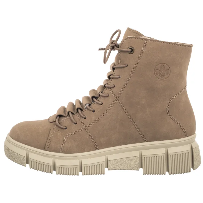 Botki Rieker Beżowe X3428-20 Beige – zdjęcie 2