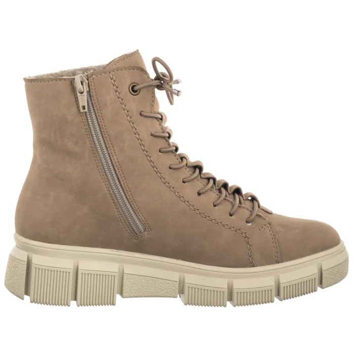 Botki Rieker Beżowe X3428-20 Beige – zdjęcie 3