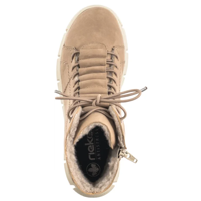 Botki Rieker Beżowe X3428-20 Beige – zdjęcie 6