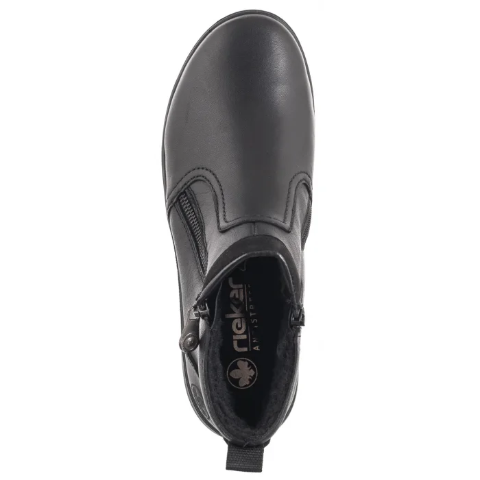 Botki Rieker Czarne Z0060-00 Black – zdjęcie 6
