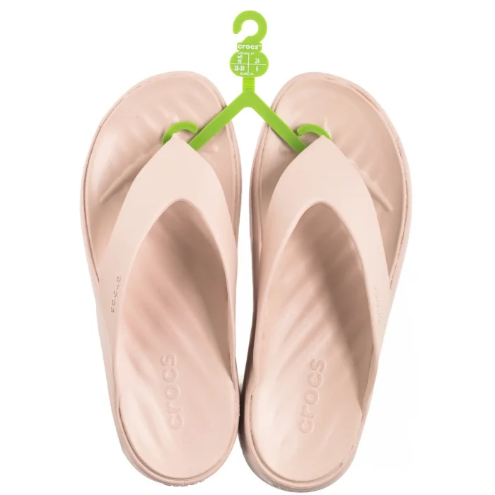 Japonki Crocs Getaway Platform Flip Quartz 209410-6UR – zdjęcie 8
