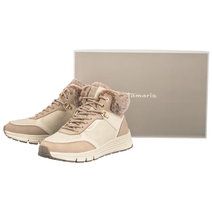 Buty Tamaris Beżowe 1-26251-43 418 Ivory – zdjęcie 8