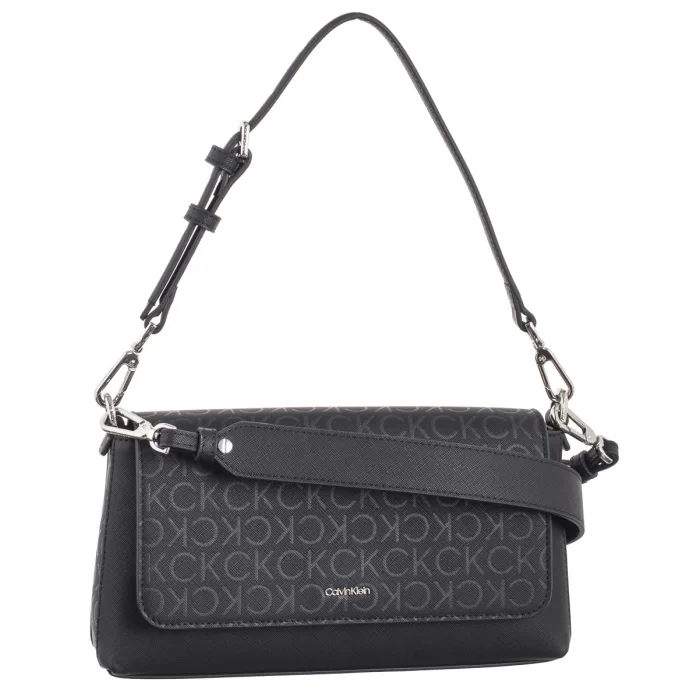 Torebka Calvin Klein CK Must Conv Shoulder Bag Mono Black Monogram K60K612903 0GM – zdjęcie 1