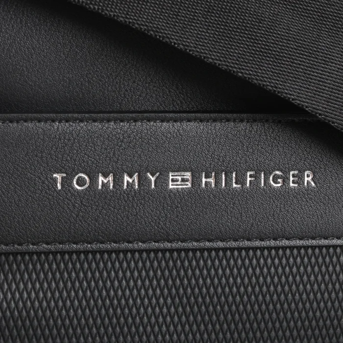 Saszetka Reporterka Tommy Hilfiger TH Corp Texture Mni Reporter AM0AM12724 BDS – zdjęcie 5