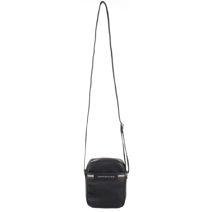 Saszetka Reporterka Tommy Hilfiger TH Corp Texture Mni Reporter AM0AM12724 BDS – zdjęcie 6