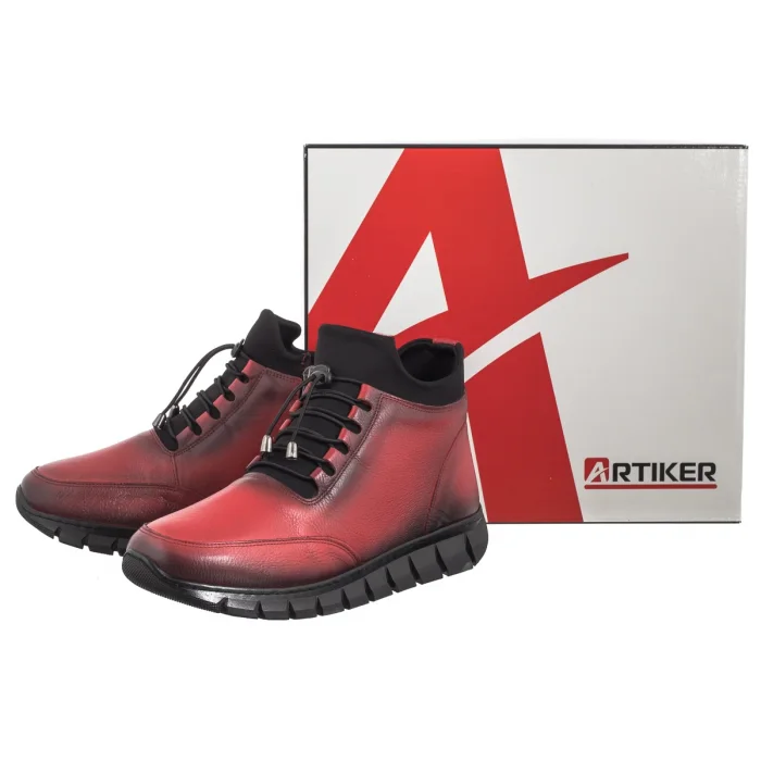 Trzewiki Artiker Czerwone 55C0907 – zdjęcie 8