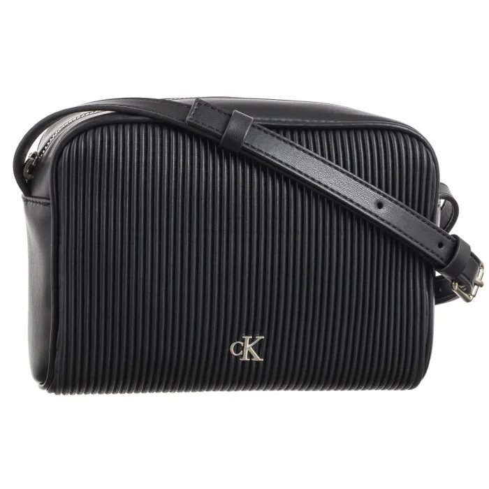 Torebka Listonoszka Calvin Klein Rib Camera Bag18 PU Black K60K612736 BEH – zdjęcie 1