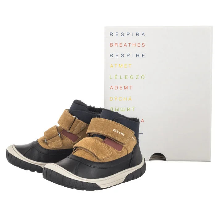 Kozaki Geox B Omar B Black/Curry B462DC 022FU C9154 – zdjęcie 8