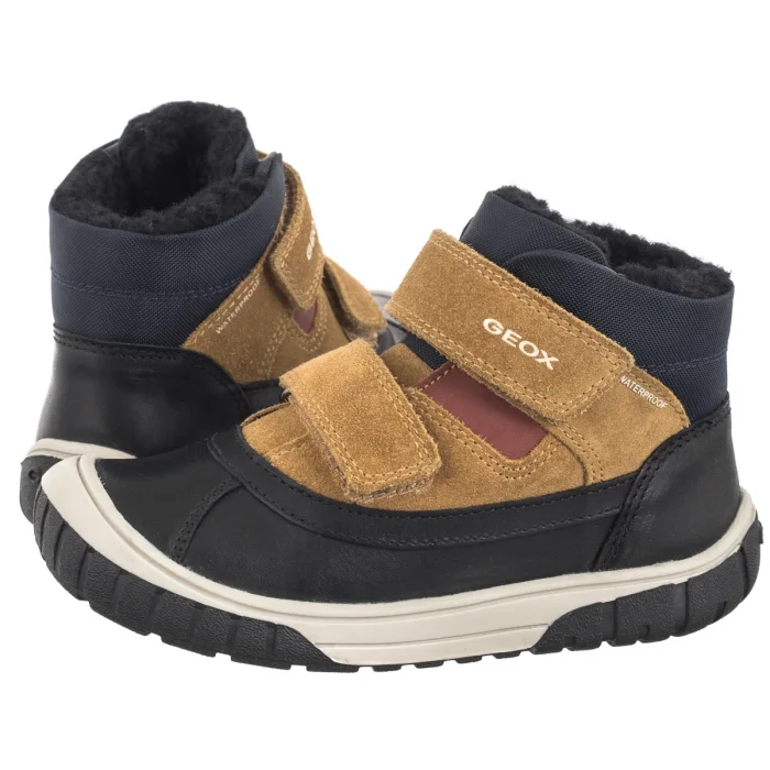 Kozaki Geox B Omar B Black/Curry B462DC 022FU C9154 – zdjęcie 1