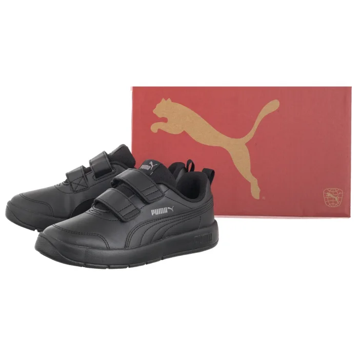 Buty Sportowe Puma Courtflex V3 V Ps Puma Black-Black/Cast Iron 397642-01 – zdjęcie 8