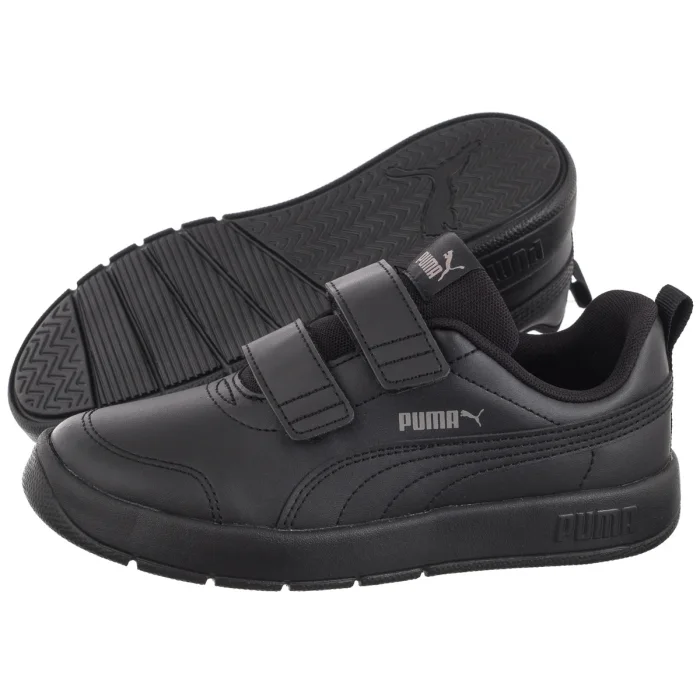 Buty Sportowe Puma Courtflex V3 V Ps Puma Black-Black/Cast Iron 397642-01 – zdjęcie 1