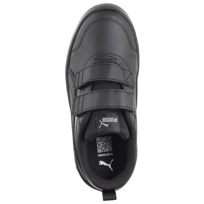 Buty Sportowe Puma Courtflex V3 V Ps Puma Black-Black/Cast Iron 397642-01 – zdjęcie 6