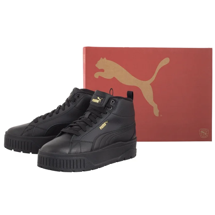 Sneakersy Puma Karmen II Mid Puma Black-Puma Black/Gold 397459-02 – zdjęcie 8