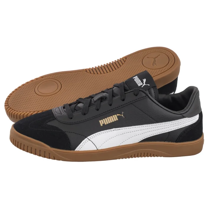Sneakersy Puma Club 5v5 SD Puma BLack-Puma White/Gold 395104-11 – zdjęcie 1