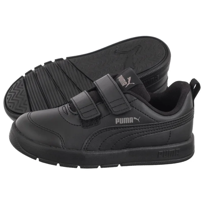 Buty Sportowe Puma Courtflex V3 V Inf Puma Black-Black/Cast Iron 310252-01 – zdjęcie 1